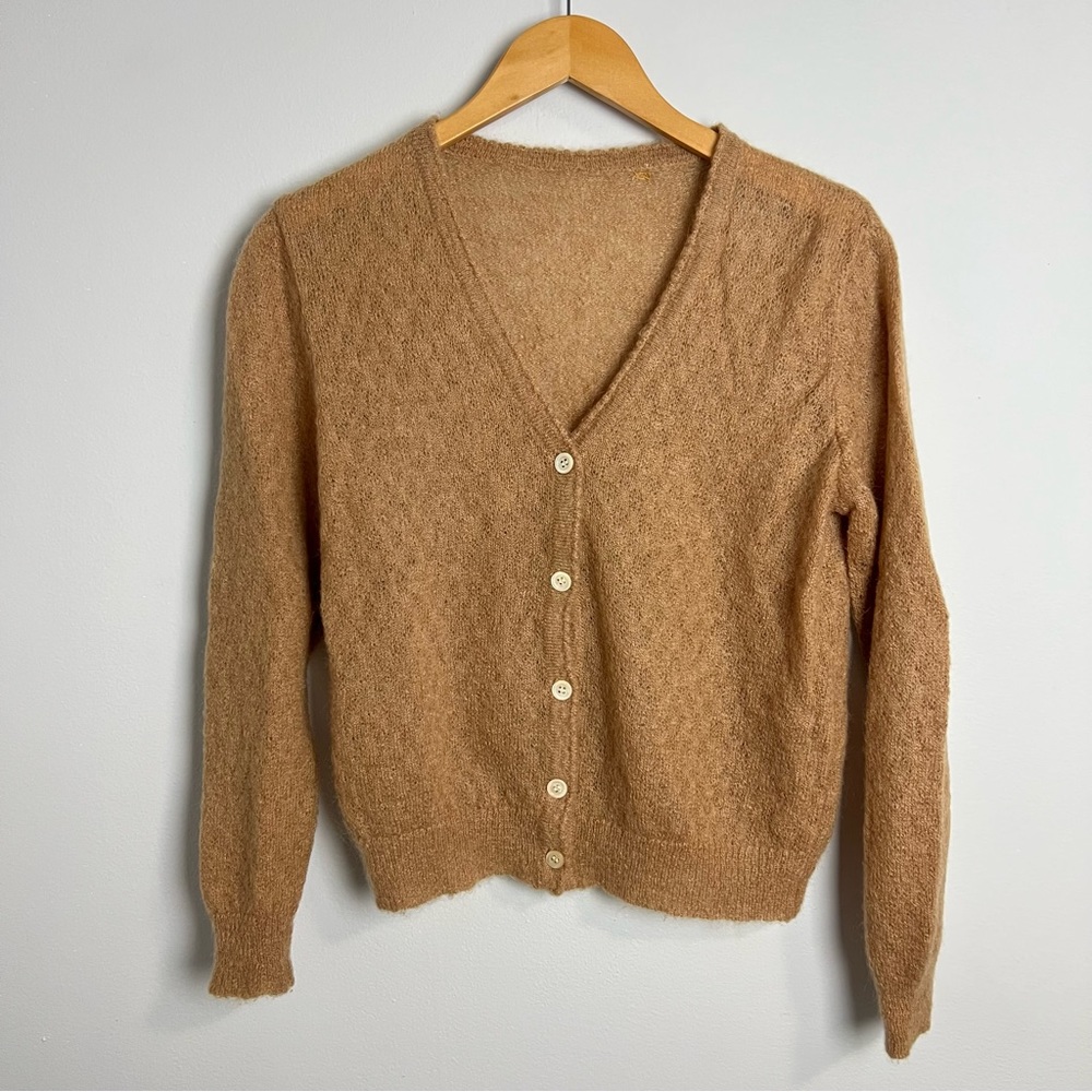 Vintage Mohair Blend Cardigan Woman’s Small